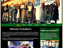 Tablet Screenshot of dudleysirishpub.com